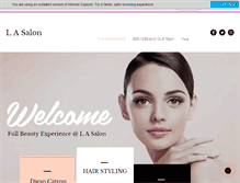 Tablet Screenshot of lasalonsuites.com